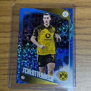 Topps BVB Holographic Soccer Card in Yellow and Blue